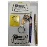 6 Pcs. John Deere Worley Equipment Advertising