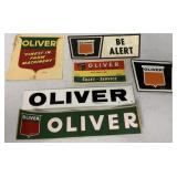 lot of 6 Oliver Decals