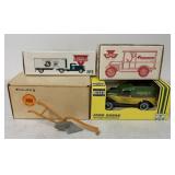 (4) John Deere/Conoco/MF Banks-MM Plow