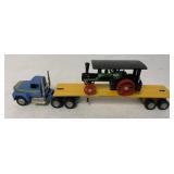 Winross Truck/Trailer w/ Case Steam Engine