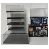 (8) Empty Plastic Toy Display Cases