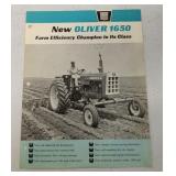 Oliver 1650 Tractor Brochure