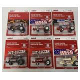 1/64 (6) Ertl Case IH Puller Tractors