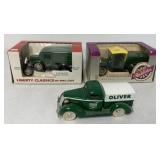 (3) 1/25 Oliver/Studebaker Banks