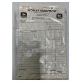 John Deere Worley Equipment Invoice Forms