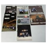 (8) White Tractors Brochures