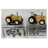 (2) Ertl Minneapolis-Moline G750/G1050 Tractors