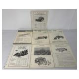 (7) Oliver/Cletrac Sales Notes/Brochures