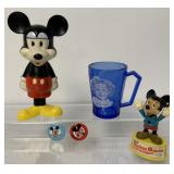 (5) Mickey Mouse & Shirley Temple Pcs