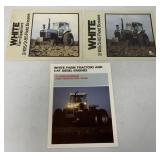 (3) White Brochures 2-105/2-85/Tractors