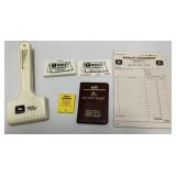 7 Pcs. John Deere Worley Equipment Advertising