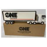 White/New Idea Cardboard Truck/Trailer w/ Box