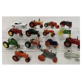 (15) 1/64 Case/JD/Farmall/Massey Toys