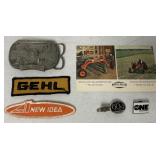 (6) New Idea/Gehl/White/Ag Expo Adv. Items
