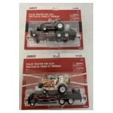 1/64 (2) Ertl Case IH Puller Tractor w/ Sled