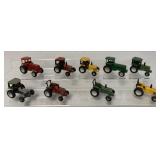 1/64 (9) Oliver/White/Cockshutt Toy Tractors