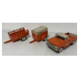 (3pc.) Ny-Lint U-Haul Truck & Trailers
