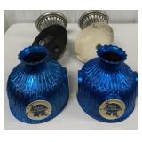 pair of Pabst Blue Ribbon wall sconces