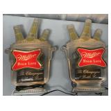 pair of Miller High Life Lights