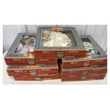 7 Dolls of All Nations dolls in boxes