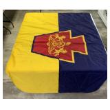 large nylon flag with PA crest