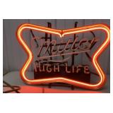 Miller High Life neon light