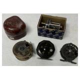 4 fishing reels