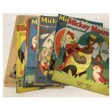 Mickey Mouse magazines and envelope