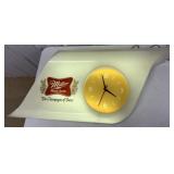Miller High Life lighted clock