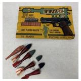 Marx WWSA pistol on card