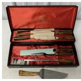 Sheffield knife set plus server