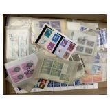 box lot of stamps