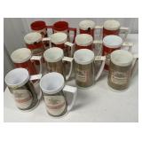 14 Budweiser Thermo-serv mugs