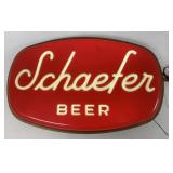 Schaefer Beer lighted sign