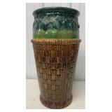 basket weave umbrella stand
