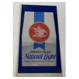 Natural Light plastic sign