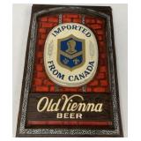 Old Vienna Beer plastic sign