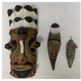 3 Amazonia Brasil small mask souvenirs