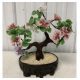 Chinese glass bonsai tree