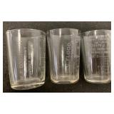 3 advertising dose glasses