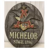 plastic Michelob sign