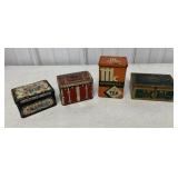 McCormick, Tetley and two other tea tins