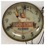 Duquesne Pilsener adv. Clock