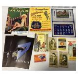 lot of paper ephemera