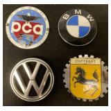 4 automobile badges