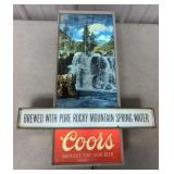 Coors lighted beer sign