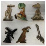 6 metal bottle openers