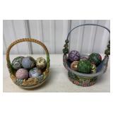 2 Jim Shore Spring Baskets
