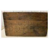 Woolson Spice Co. Lion Coffee wood crate