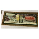 Rolling Rock Beer plastic signage